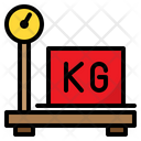 Delivery Parcel Weight Scale Parcel Weight Scale Weight Scale Icon