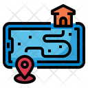 Delivery Route Delivery Location Delivery Icon