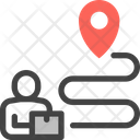 Delivery Route Pin Icon