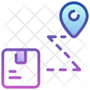 Delivery Route Route Location Icon