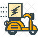 Delivery Scooter Truck Icon