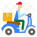 Delivery Scooter Icon