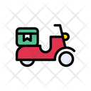 Delivery Scooter Fast Icon