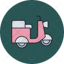 Delivery Scooter Transport Icon
