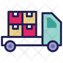 Delivery Service Delivery Truck Parcel Van Icon