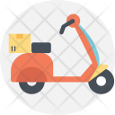 Delivery Service Scooter Icon