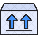 Delivery Shipment Side Up Icon