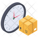 Delivery Time Clock Delivery Logistic Time Icon