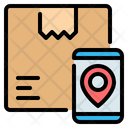 Tracking Online Mobile Icon