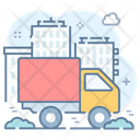 Delivery Van Shipping Truck Cargo Van Icon