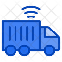 Transport Truck Vehicle Smart Delivery Iot Shipping Internet Things Icon