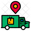 Delivery Truck Location Icon
