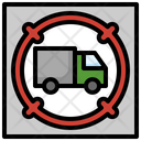 Delivery Truck Tracking Icon