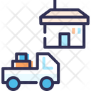Delivery Van Delivery Truck Courier Truck Icon
