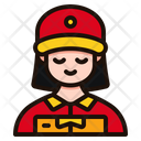 Delivery Woman Icon