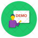 Demo Demonstration Presentation Icon