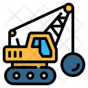 Demolition Ball Crane Icon