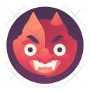 Demon Emoji Smiley Icon