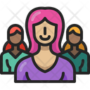 Demonstration Mob Crowd Icon