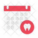Calendar Date Dental Icon