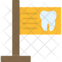 Dental Board Dentist Sign Board Stomatology Icon