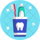 Tooth Brush Tooth Paste Molar Icon