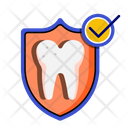 Dental Insurance Medical Protection Coverage Icon