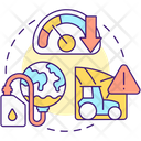 Depletion of natural resources  Icon