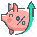 Deposit Piggy Bank Growth Icon