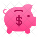 Deposit Pig Money Icon
