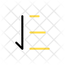 Descend Arrow Sign Icon