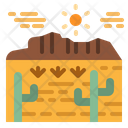 Desert Texas Landscape Icon