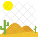 Desert Landscape Hot Icon