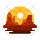 Desert Sunset Icon