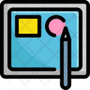 Design In Tablet Icon