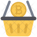 Bitcoin Basket Icon