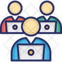 Desk worker Icon