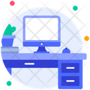 Desktop Computer Workbench Icon