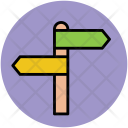 Destination Directions Signs Icon