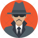 Detective Spy Secret Icon