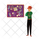 Detective Search Crime Icon
