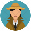 Detective Woman Avatar Icon