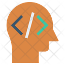 Human Head Thinking Mind Icon