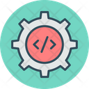 Development Process Icon - Download in Colored Outline Style