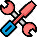 Development Tools Screwdriver And Spanner Software Development Service Icon