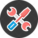 Development Tools Screwdriver And Spanner Software Development Service Icon