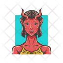 Devil Avatar Girl Icon