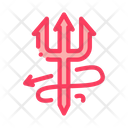 Halloween Devil Trident Icon