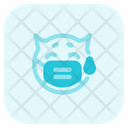 Devil Crying Emoji With Face Mask Emoji Icon