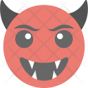 Evil Grin Smiley Icon
